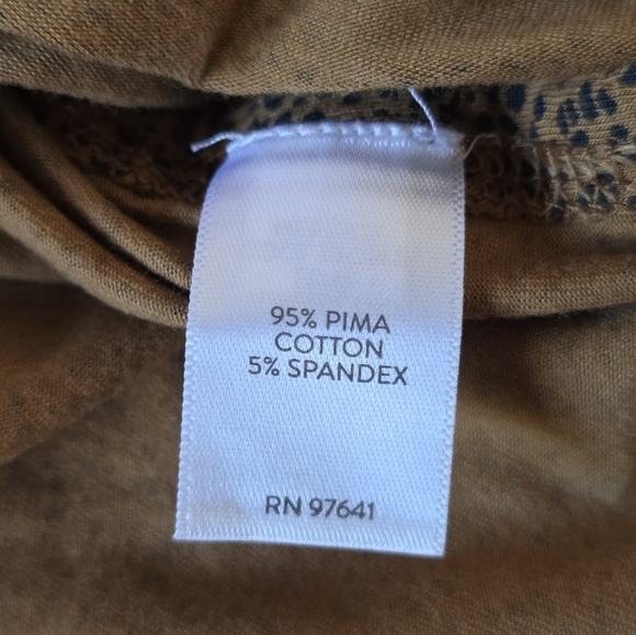 J.Jill Fit Progess Shirttail Tee Leopard Print Size Large - Picture 10 of 10